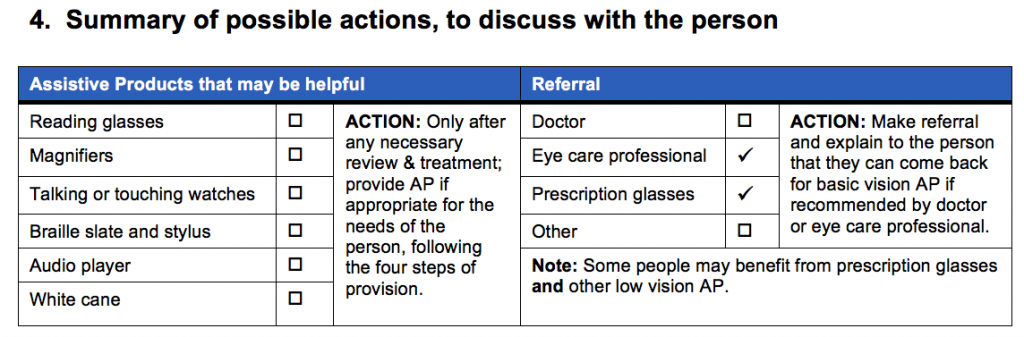 Summary actions on form