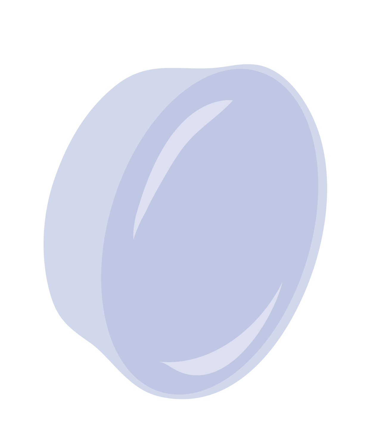 A small, thick lens.