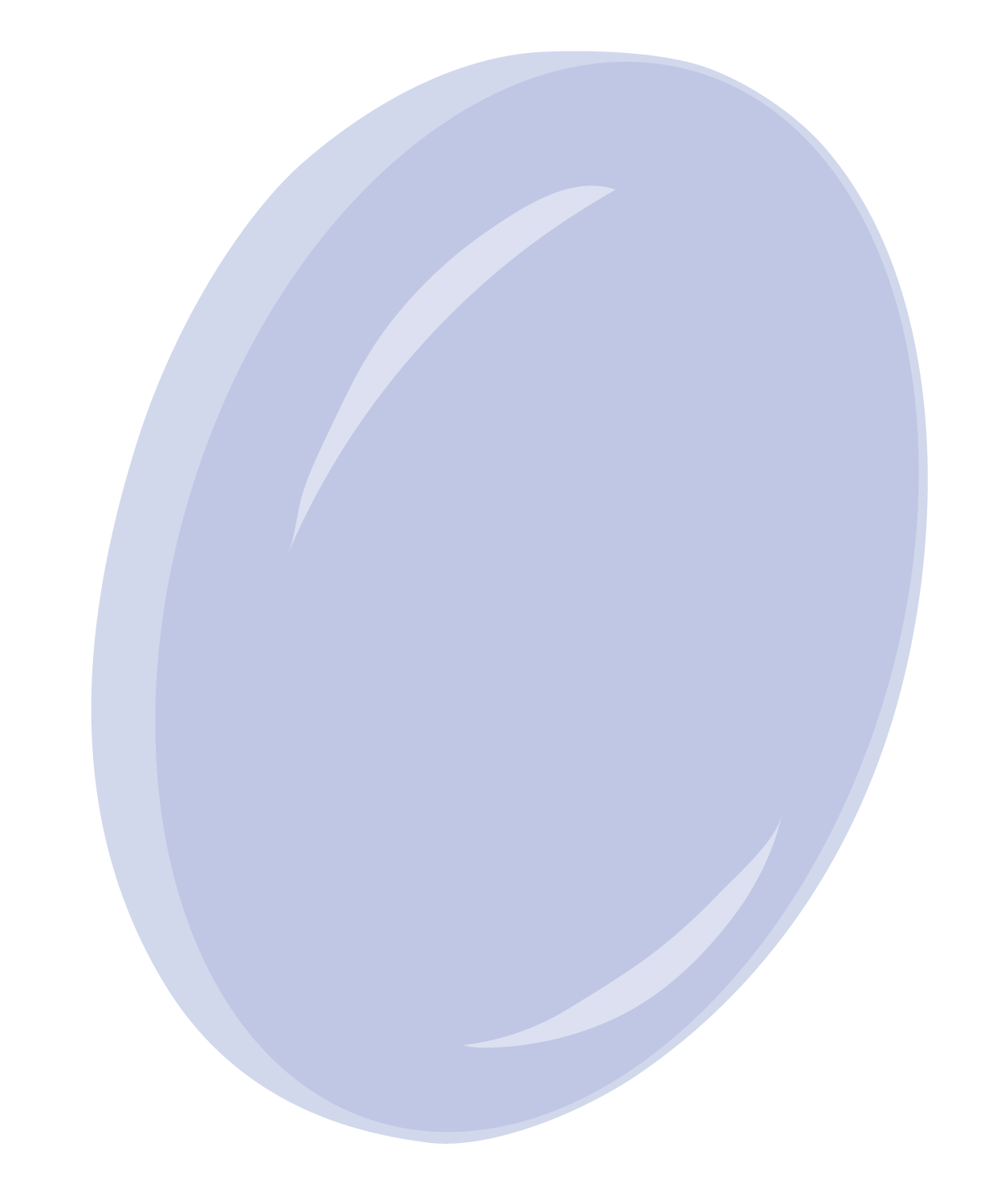 A larger, thin lens.