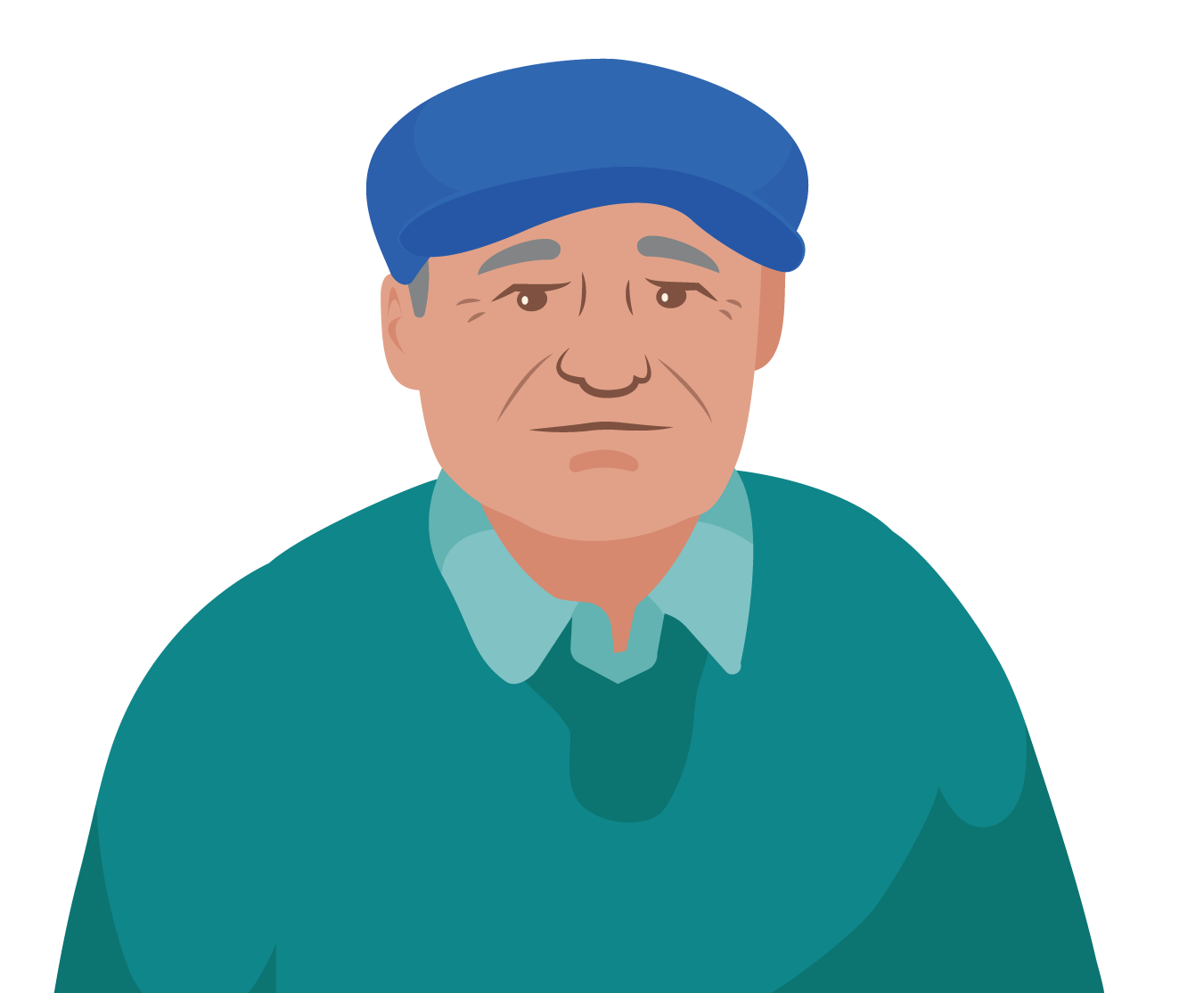 Mario is an older man.