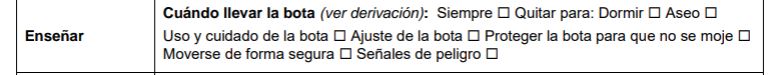 Sección de evaluación sobre cómo enseñar